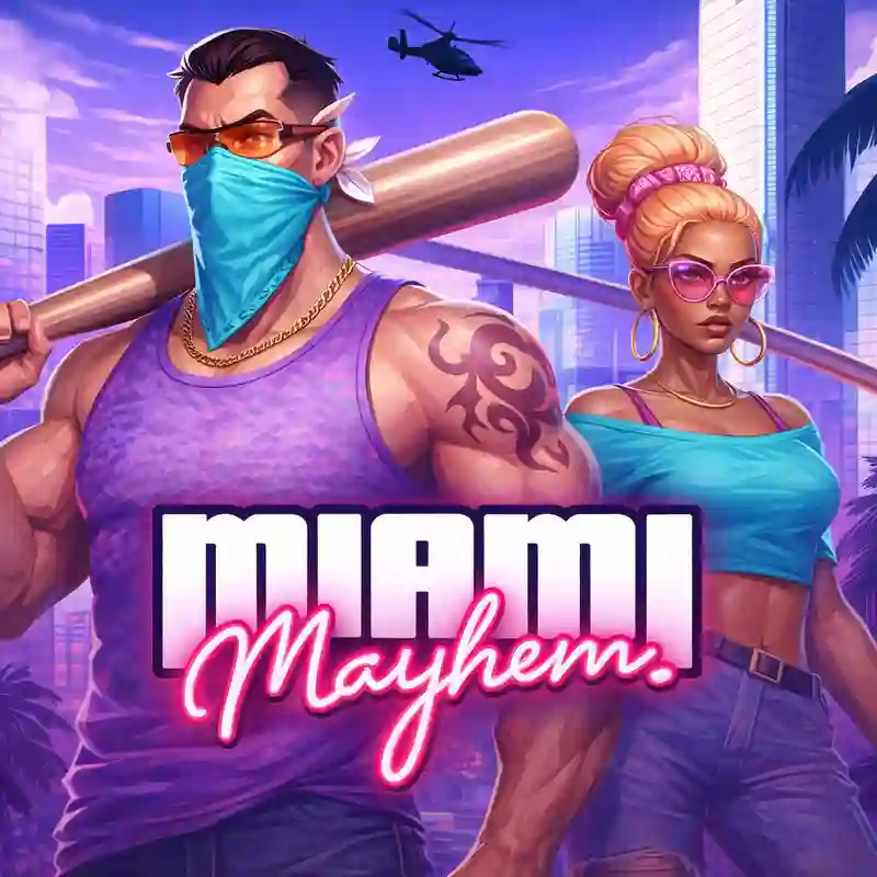 Miami Mayhem Slot Game Logo