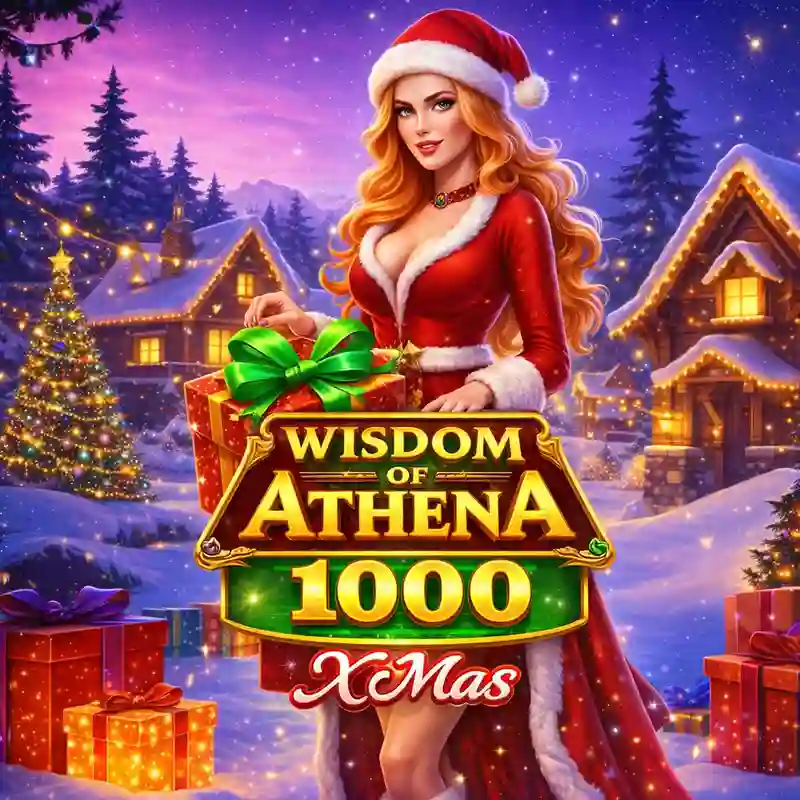 Wisdom of Athena 1000 Xmas slot game banner