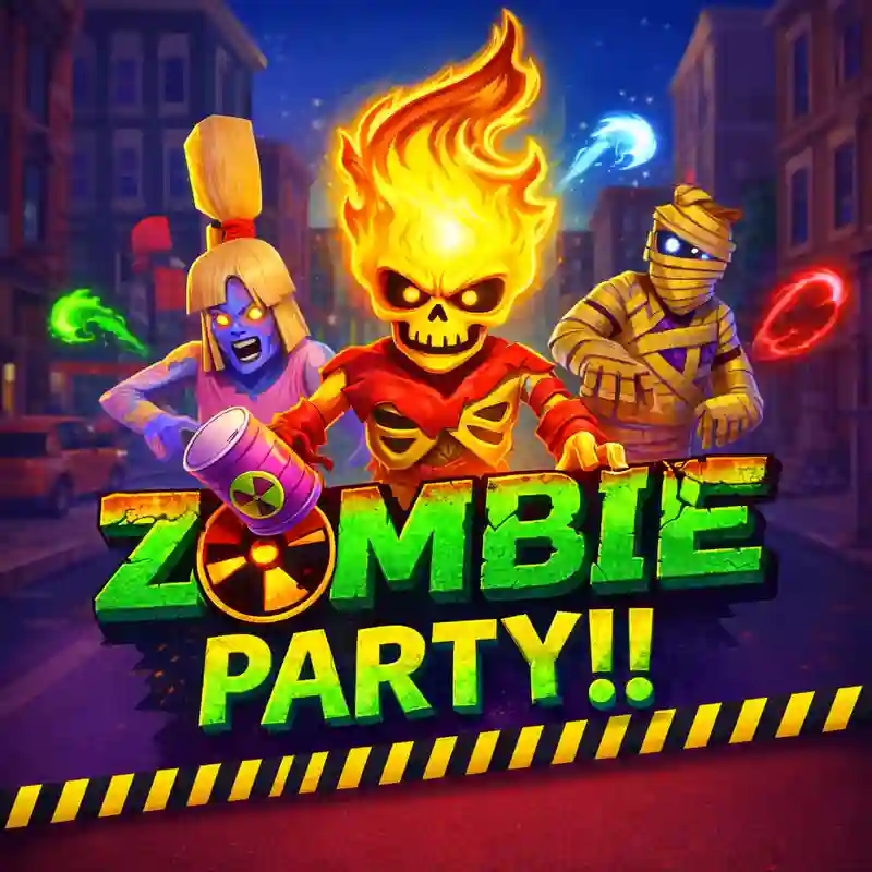 Zombie Party Slot Game Interface